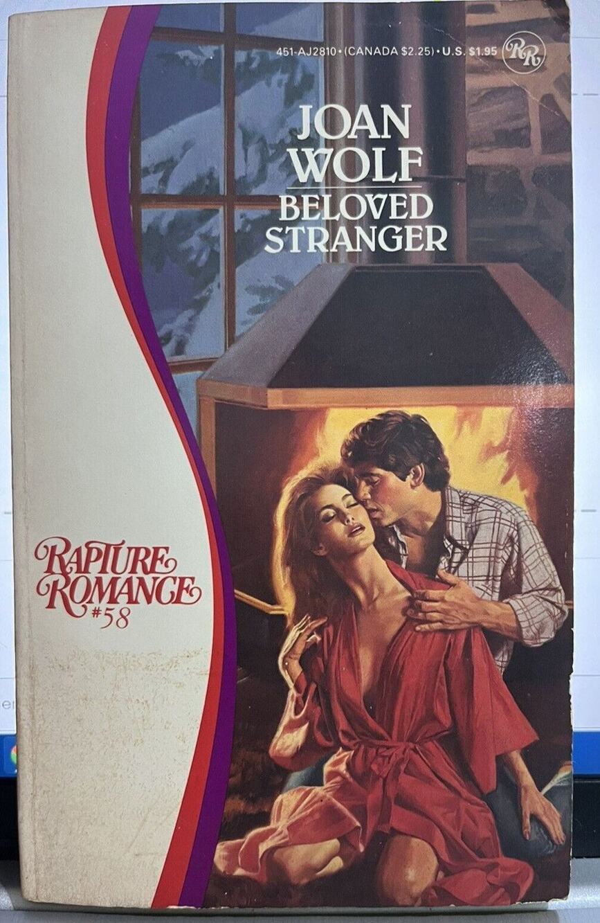 Beloved Stranger  Joan Wolf  1st Print 1984  Paper  Rapture Romance #58  Vintage